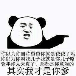 爸爸和儿子表情包,笑对生活的温馨瞬间